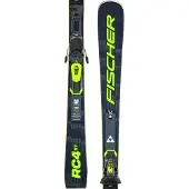 Fischer - Ski Set inkl. Bdg. - Pistenski - RC4 ST + RC4 Z11 GW 2027 für Herren - Größe 170 cm - schwarz