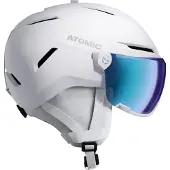 Atomic Savor Visor Stereo, Skihelm mit Visier, weiß