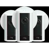 Ring Spotlight Kamera Pro 2. Generation Stecker Weiß 3er-Pack