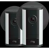 Ring Spotlight Kamera Pro 2. Generation Stecker Schwarz Doppelpack