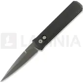 Pro-Tech Godfather Black Taschenmesser, Smoky Grey blade