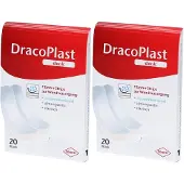 Dräco Dracoplast Classic Pflasterstrips weiß 2x 2x20 St Pflaster