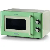 Ariete Vintage Line 3960/04, Arbeitsplatte, Solo-Mikrowelle, 20 l, 800 W, Drehregler, Grün