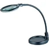 Lumeno 6803SW - Lupenleuchte LED O 100 mm 3 Dioptrien schwarz