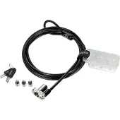 Kensington 3-in-1 Laptopschloss, passend für Standard T-Bar, Nano oder Wedge-Shaped Sicherheitsslots, 1,8 m Kabel
