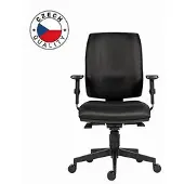 Powerton ERGO HANA ergonomischer Bürostuhl mit Synchronmechanik, Schwarz