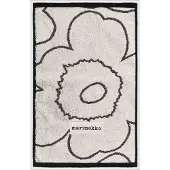 Marimekko - Piirto Unikko Gästehandtuch, 30 x 50 cm, ivory / schwarz