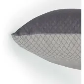 Formesse Bella Donna Sommerkissenbezug Doubleface 40x80 cm | hellanthrazit - grau