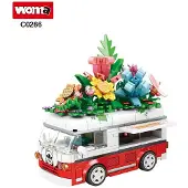 WOMA Blumenverkaufsfahrzeug Klemmbausteine WC0286