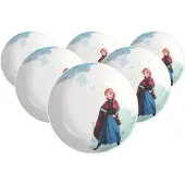 Villeroy & Boch Teller "Suppenteller Disney Frozen ø 18,7 cm 6er Set bunt" Spülmaschinenfest, Mikrowellensicher