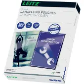 Leitz iLAM Laminierfolie A4 250mic Folienstärke 250, 100 Stück, Tasche