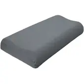 TRAUMSCHLAF Universal Bezug für Nackenstützkissen L-XL, Höhe 11-14 cm | titan - grau