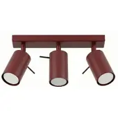 Sollux SL.2161 Deckenleuchte RING 3 burgund