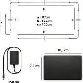 Philips Smart Lighting HDMI 2 Sync Box 8K mit Hintergrundbeleuchtung f. TV von 75"–85", Set für intelligente Beleuchtung, Wi-Fi/Bluetooth, Schwarz, Wi-Fi 4 (802.11n), 802.11b, 802.11g, LED, Kunststoff