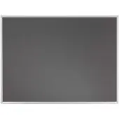 Franken Stellwandtafel ECO beidseitig Filz, grau, Aluminiumrahmen, 1200x1200 mm