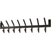 CLEMENTO Tubo Garderobe 2x8 Haken