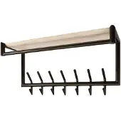 CLEMENTO Terra Garderobe Kleiderstange und Hutablage 85cm