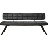CLEMENTO Wax PU Esszimmerbank 180cm