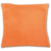 Bestlivings Kissenhülle "Kuschel" ca. 40x40cm orange - apricot mit Füllung