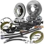 BESTPRICE Komplettset Bremsscheiben+Bremsbeläge Vorne+Hinten [Hersteller-Nr. 10603979] für BMW