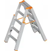 Layher Topic 1062 Treppenstehleiter mit 6 Stufen 2,95m AH