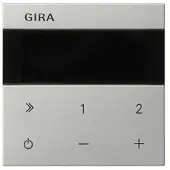 Gira Bedienaufs. UP-Radio IP 2322600 System 55 Edelstahl