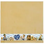 Framsohn Frottier Geschirrtuch Frottier 'Prost' 50 x 50 cm Gelb