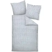 Janine Edelflanell Bettwäsche Chinchilla S 78071 135x200 cm + 80x80 cm salbeigrün