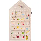 Tonies Adventskalender Lebkuchenhaus, Geschenktasche, Wandmontage, Beige