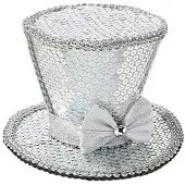 Buttinette Mini-Zylinder "Pailletten", silber