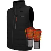 Lenz Heat Vest 3.0 + Pair of Heat Pads schwarz 2XLman