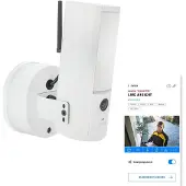 ABUS Security-Center WLAN-Aussenkamera mit Licht weiß