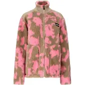 Slope Kendor W AOP Teddy Fleece Jacket prism pink (4047) XS