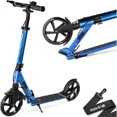 Movino City-Roller Scooter Comfort+ für Kinder, Jugendliche und Erwachsene Blau