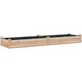 vidaXL Hochbeet mit Einsatz 240x60x25 cm Massivholz Tanne
