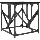 vidaXL Couchtisch Schwarz 45x45x47,5 cm Holzwerkstoff
