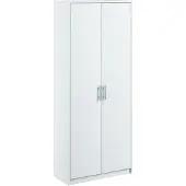 Roe furniture Kleiderschrank Kommode Mehrzweckschrank Hochschrank 180cm weiß