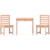 vidaXL 3-tlg. Garten-Bistro-Set Massivholz Douglasie