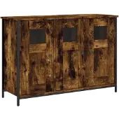 vidaXL Sideboard Räuchereiche 100x35x70 cm Holzwerkstoff