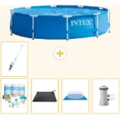 Intex Frame Pool Rund - 366x76 cm - 6-teilig S21005