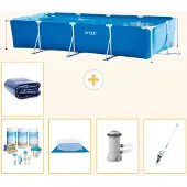 Intex Rechteckiger Frame Pool - 450x220x84 cm - 6-teilig S20077