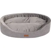 Amiplay Hundeliegeplatz/Katzenliegeplatz Oval SIENA, Grau XL