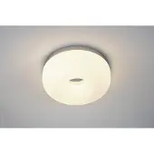 Paulmann WallCeiling Ronda IP44 max.22W 2GX13 Chrom/Opal 230V Metall/Glas