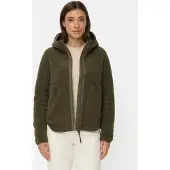 Camel active Teddyjacke mit wärmenden Taschenfutter in Dunkelgrün | Gr.: 42