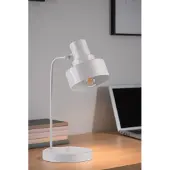 Opviq , Hochwertige Tischlampe (Elterncode) - Weiß, Metall, 41 cm, IP20