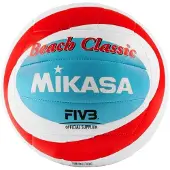 MIKASA - "Beach Classic" Volleyball PP7741 (5) (Weiß/Rot/Blau)