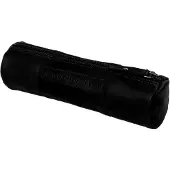 Markenlos Leder Stifte Etui Schalamper Mäppchen Stifterolle (schwarz)