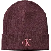 Calvin Klein Beanie "CK FINE RIB BEANIE" Regular fit mit Markenlogo