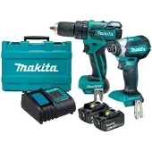 Makita 18v 2x3.0ah Dlx2142s Elektrowerkzeug-set