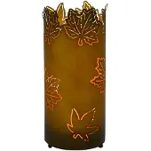 Trendline LED Windlicht 40 cm batteriebetrieben warmweiß kupfer